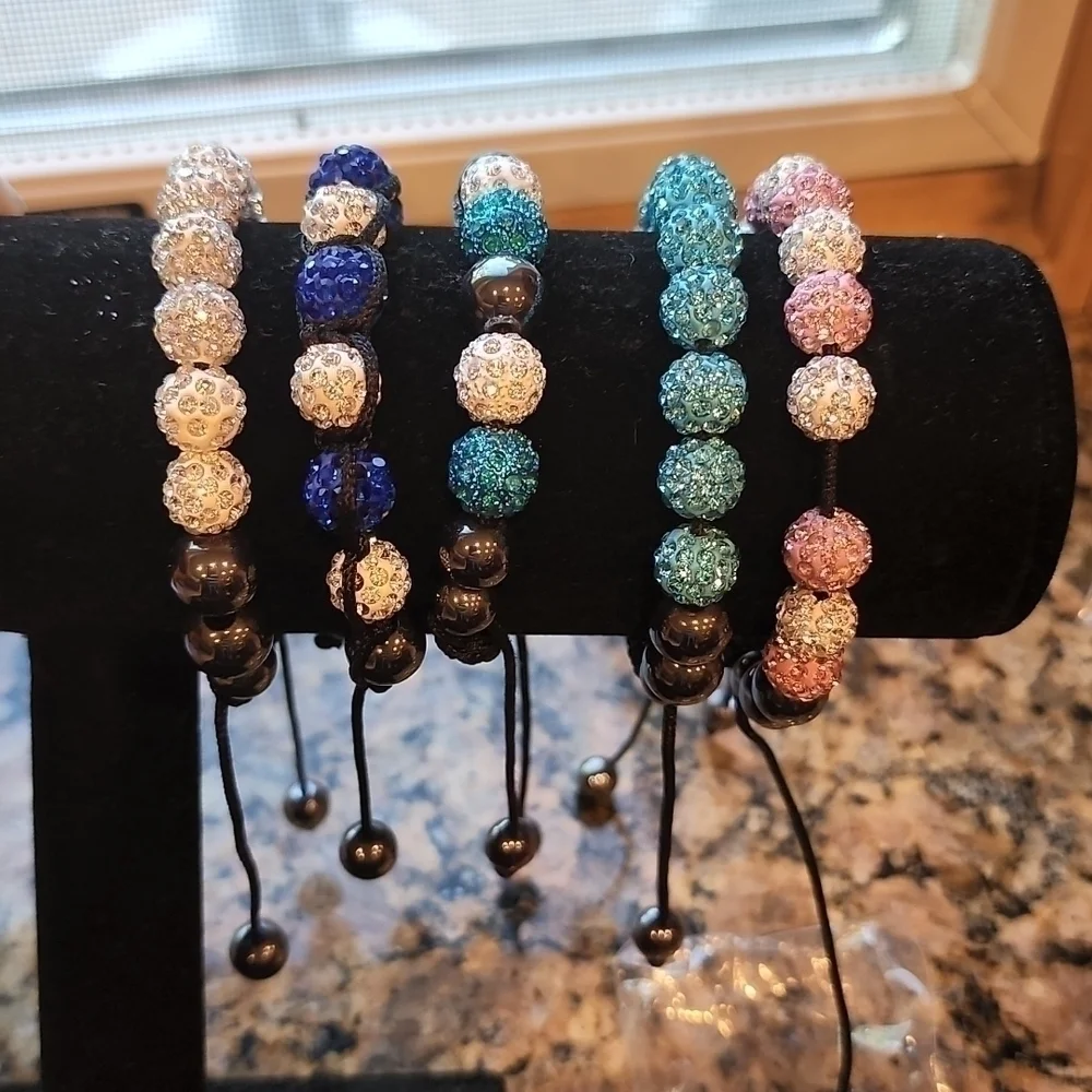 Jewelry Bundle of 5 Disco bracelets - Picture 5 of 5